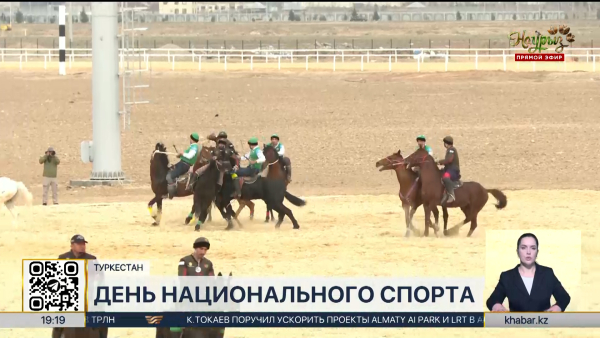 В Туркестане установили рекорд по игре в асыки в День национального спорта