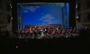 Елордада Жеңіс күніне арналған концерт өтіп жатыр