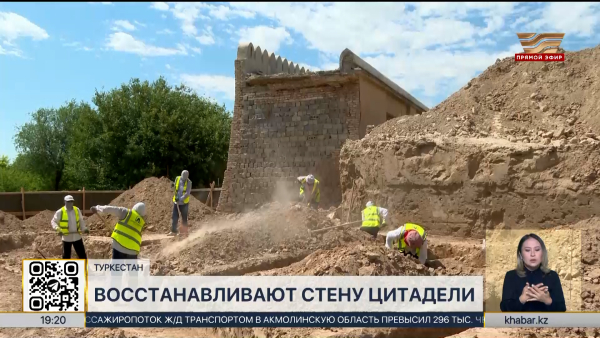 Началась научная реставрация Цитадели рядом с мавзолеем Ходжи Ахмеда Яссауи