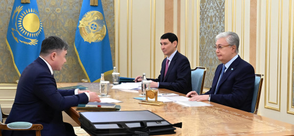 Қ. Тоқаев Ұлттық банк төрағасы Тимур Сүлейменовті қабылдады