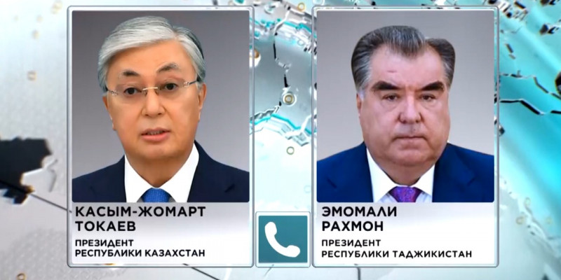 К.Токаев поздравил Э.Рахмона с переизбранием на пост президента Таджикистана