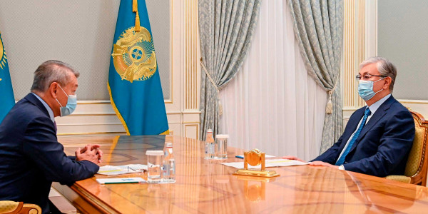 Глава государства заслушал отчет акима ВКО