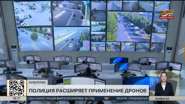 Полиция Кызылординской области расширяет применение дронов
