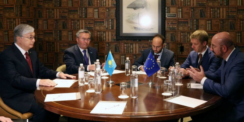 К. Токаев провел встречу с Президентом Европейского Совета