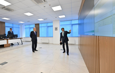 Қ. Тоқаев суперкомпьютерді іске қосу рәсіміне қатысты