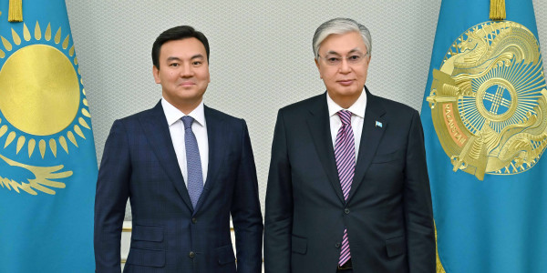Глава государства принял президента общества &laquo;Қазақ тілі&raquo; Рауана Кенжеханулы
