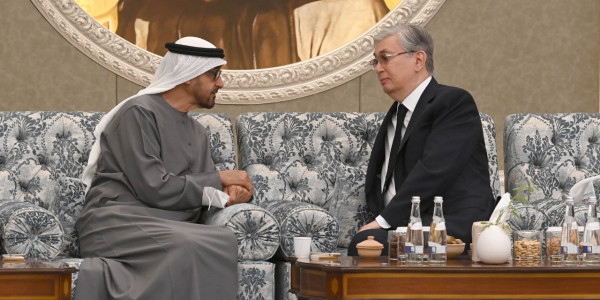 Касым-Жомарт Токаев встретился с Президентом ОАЭ