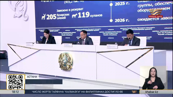 Программа по реинтродукции редких животных реализуется в Казахстане