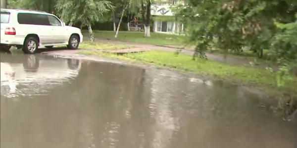 Ливневая канализация не работает в Алматы