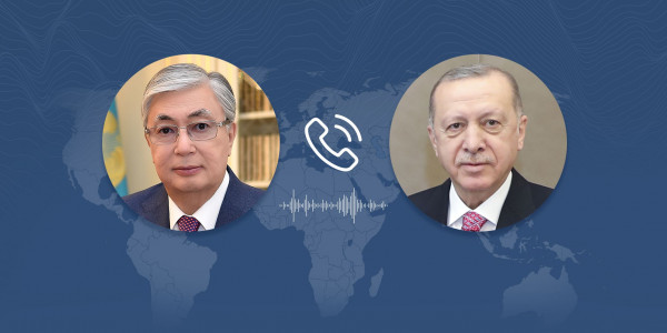 Состоялся телефонный разговор Касым-Жомарта Токаева с Реджепом Тайипом Эрдоганом