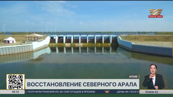 Один млрд кубометров воды направили в Северное Аральское море