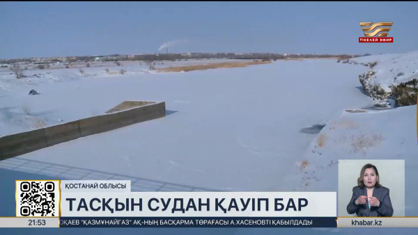 Қостанай облысында 100 елді мекенді су басу қаупі бар