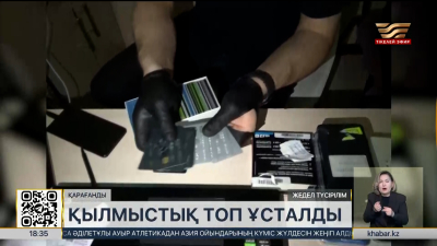 Қарағандыда дропперлерді басқарушы топ ұсталды