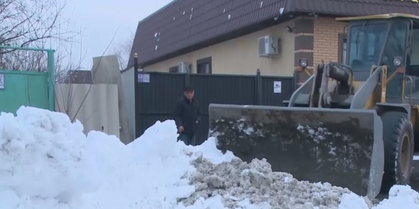 Талдықорғанда коммуналдық кәсіпорындар қаланы қардан тазартып үлгермей жатыр