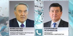 Глава Кыргызстана пожелал Елбасы скорее вернуться к повседневной деятельности