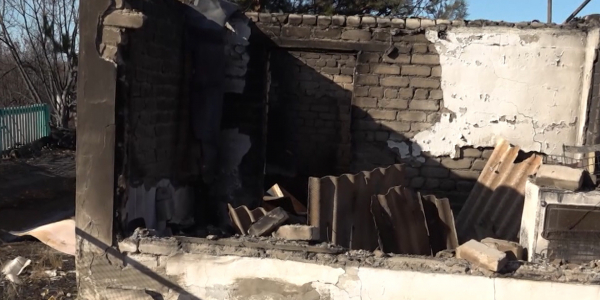 Лесостепные пожары уничтожили 36 дачных домов в ЗКО