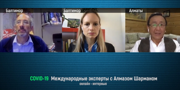 &laquo;COVID-19. Международные эксперты с Алмазом Шарманом&raquo;. Дэвид Бишай, Майка Шлайфф, США