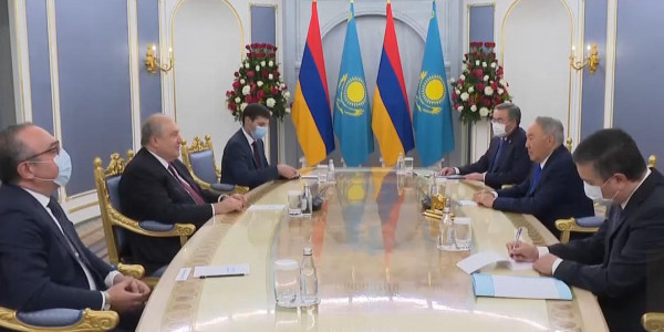 Елбасы принял президента Армении