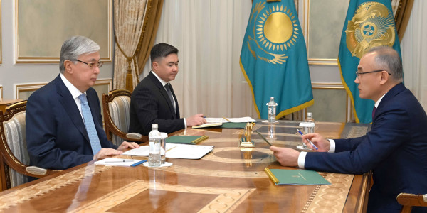 Президент принял председателя Национального банка