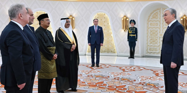 Президент бірқатар мемлекеттің елшілерінен сенім грамоталарын қабылдады