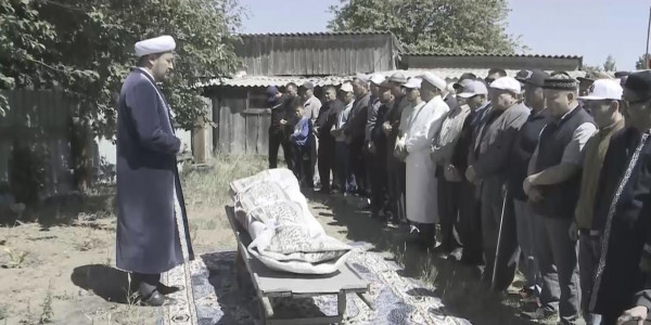 Өрттен қаза тапқан орманшыны ақтық сапарға шығарып салды