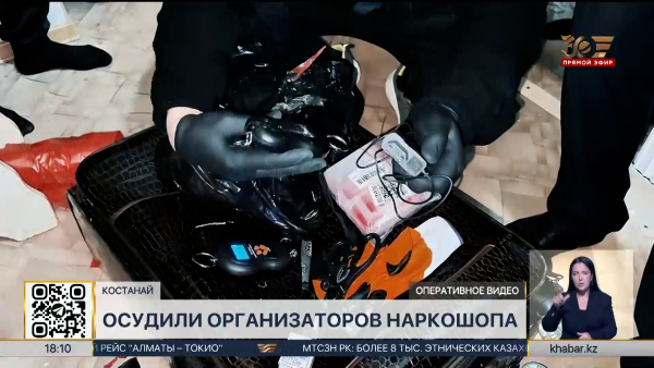 Организаторов наркошопа осудили в Костанае