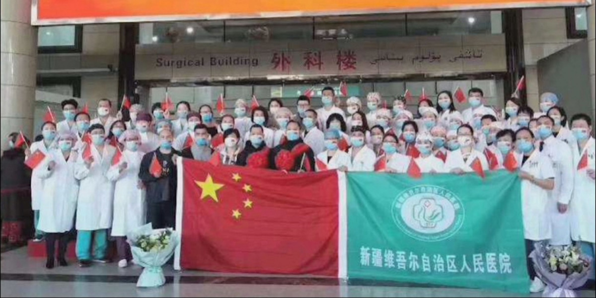 В Казахстан вылетает борт с группой медиков из Китая