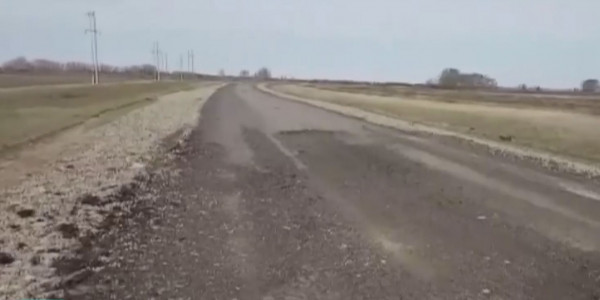 СҚО-да 600 млн теңгеге жасалған жол жарылып жатыр