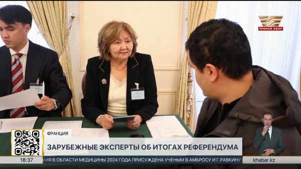 Зарубежные эксперты положительно оценили проведение референдума в РК