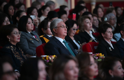 Президент мерекелік концертке барды