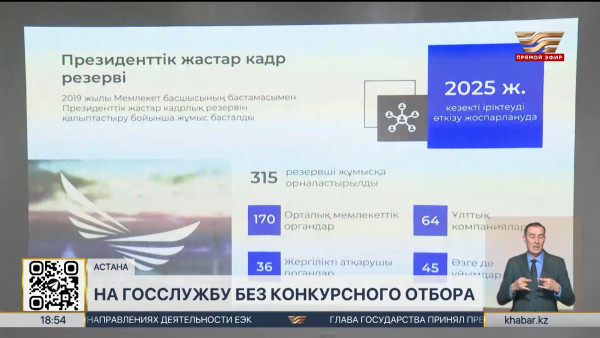 Новые механизмы поступления на госслужбу внедрены в РК