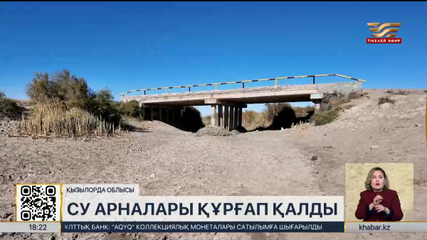 Қызылорда облысындағы су арналар құрғап қалды