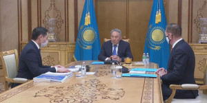 Н. Назарбаев встретился с зампредседателем Ассамблеи народа Казахстана