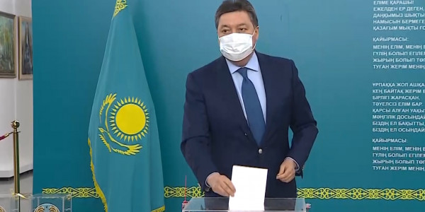 А. Мамин проголосовал на парламентских выборах