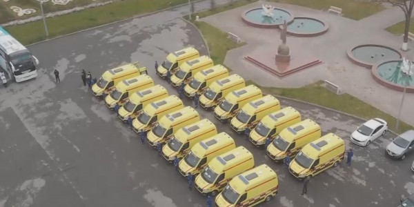 Дәрігерлерге 18 реанимобиль мен 8 жылжымалы кешен табыс етілді