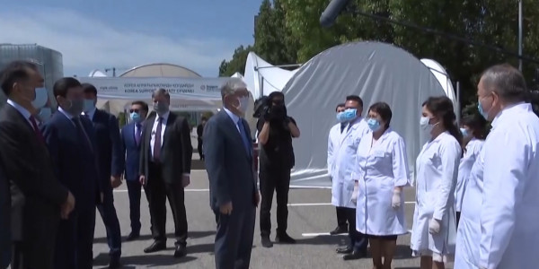 К. Токаев прибыл с рабочим визитом в Алматы