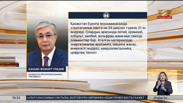 Қ. Тоқаев Германияға жаңа серіктестік ұсынды