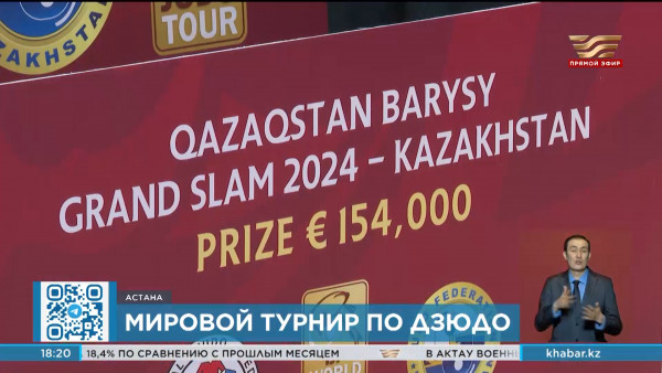 Мировой турнир по дзюдо Grand Slam стартовал в Астане