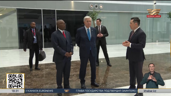 Глава государства и Президент Гвинеи-Бисау посетили МФЦ &laquo;Астана&raquo;