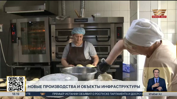 Завод по выпуску хлебобулочных изделий открыли в СКО