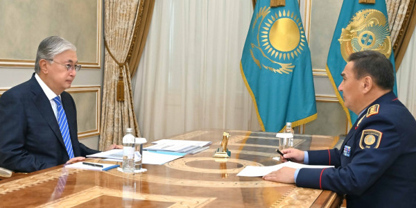 Президент Ішкі істер министрі Марат Ахметжановты қабылдады