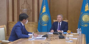 Н. Назарбаев принял Б. Байбека и А. Саткалиева
