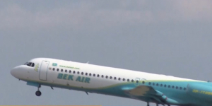 Самолет Fokker-100 в Казахстане используется только авиакомпанией Bek Air