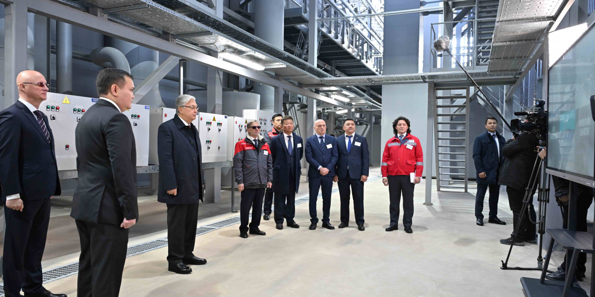 Президент посетил газовую тепловую станцию «Туран»