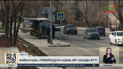 Байқаушы: Референдум ашық әрі заңды өтті