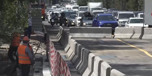 Алматыдағы көпір құрылысы қыркүйекте аяқталады