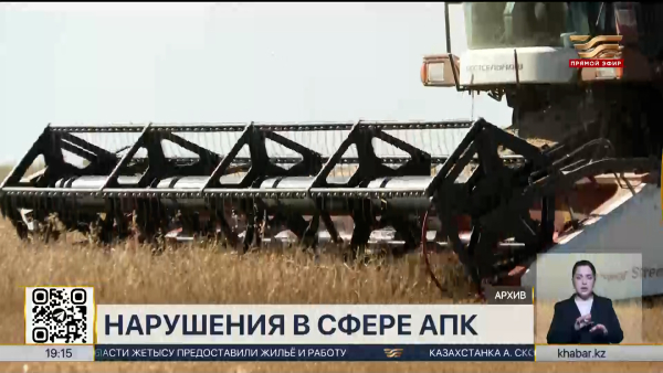 Аудит выявил нарушения на ₸300 млрд в сфере АПК