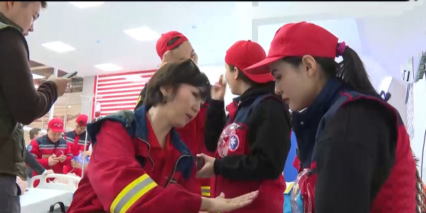 Соревнования экстренных служб проходят в Шымкенте