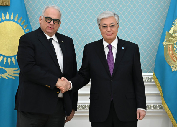 Қ. Тоқаев Халықаралық күрес федерациясының президенті Ненад Лаловичті қабылдады