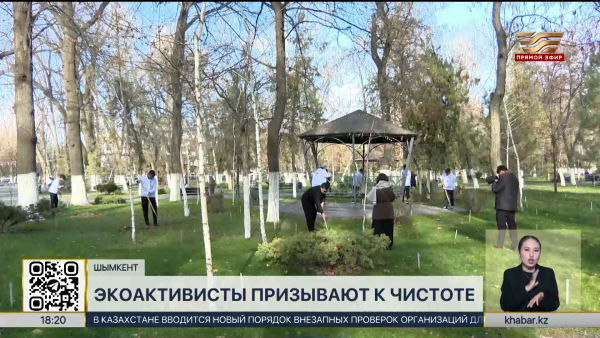 Активисты Шымкента прививают жителям мегаполиса экокультуру